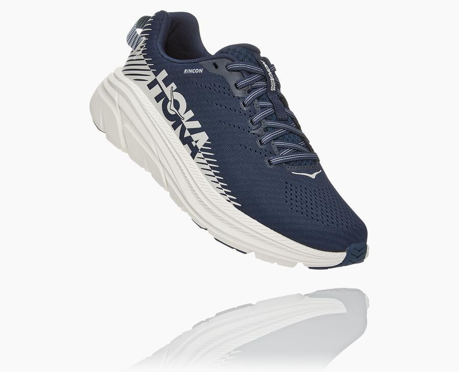 Hoka One One Hardloopschoenen Dames - Rincon 2 - Donkerblauw/Wit - GI1762590